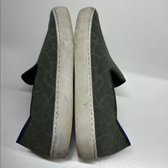 Rothys Sneakers Slip On Athletic Shoes Washable Snake Animal Print Green Size 6 - Picture 5 of 8